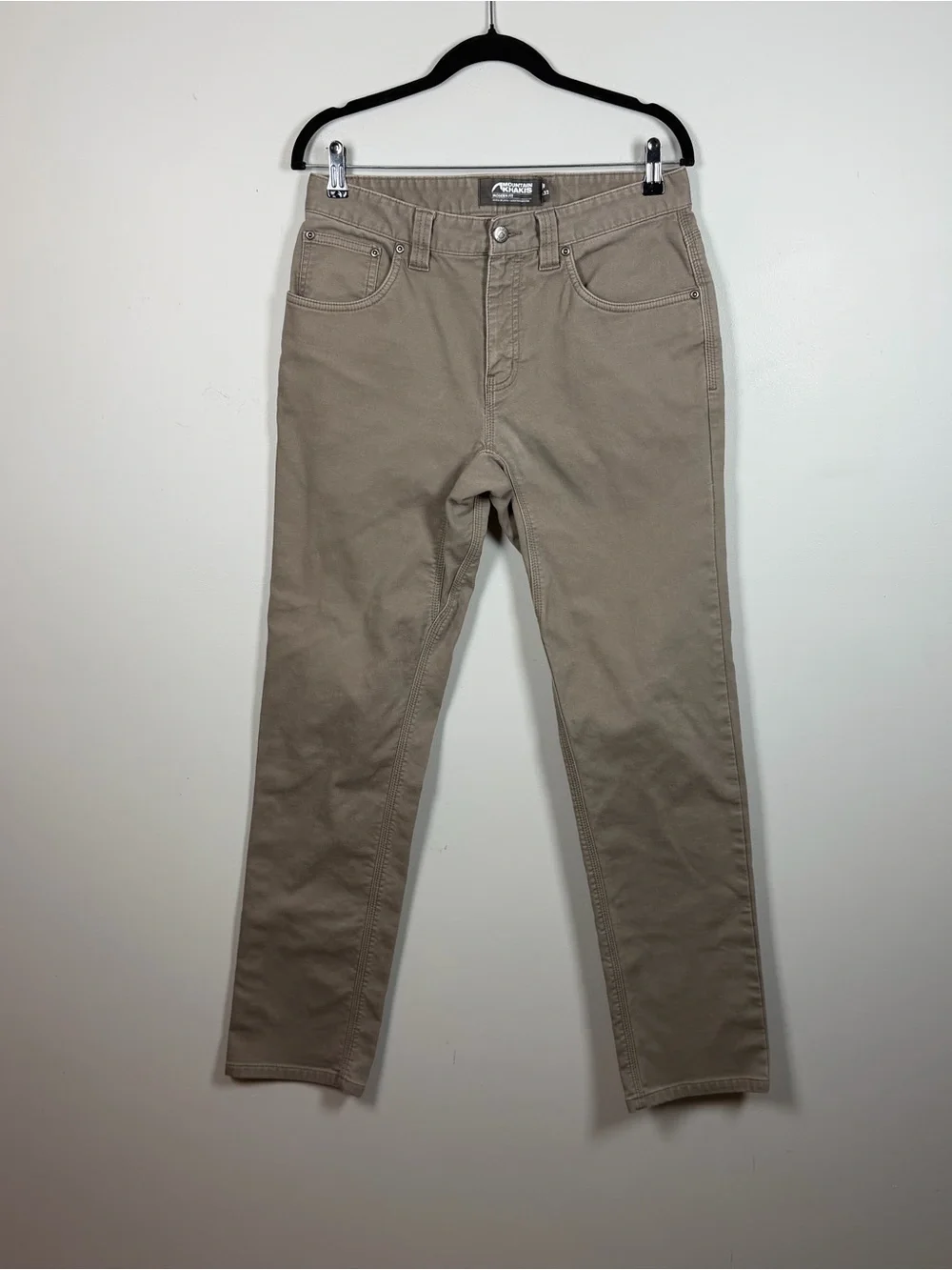 Mountain Khakis Men's Mitchell Pant Modern Fit Tan Brown Gorpcore Size 31x32